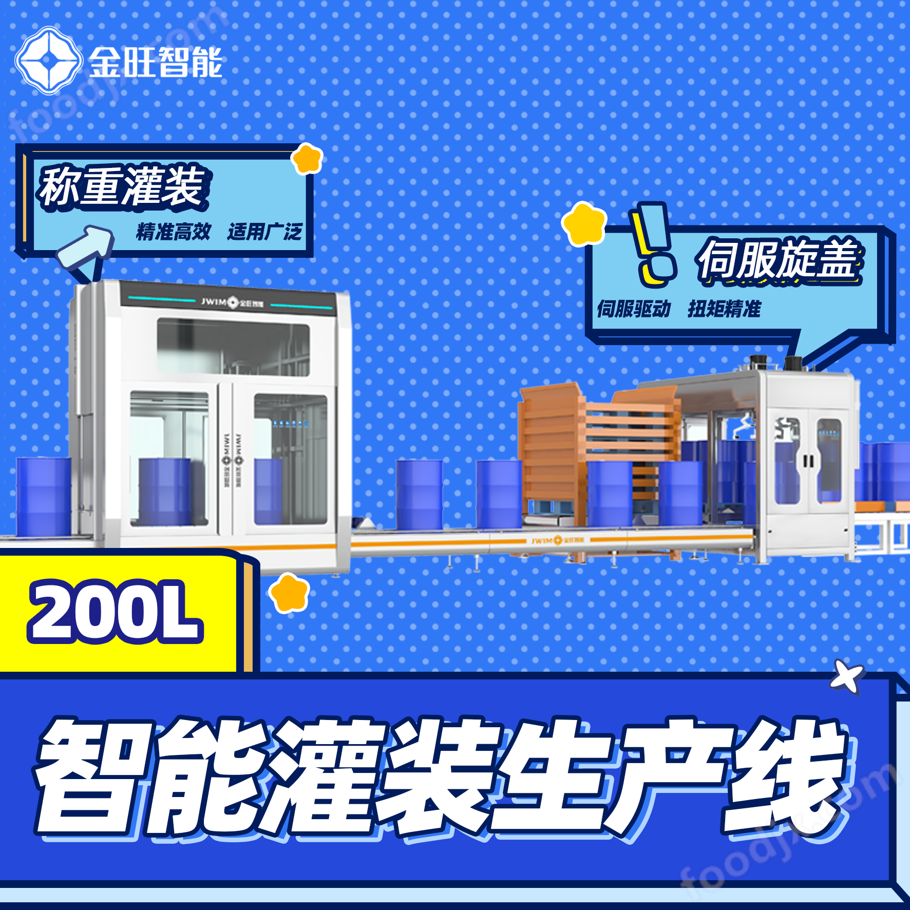 金旺智能全自動液體灌裝機200L適用鋰電