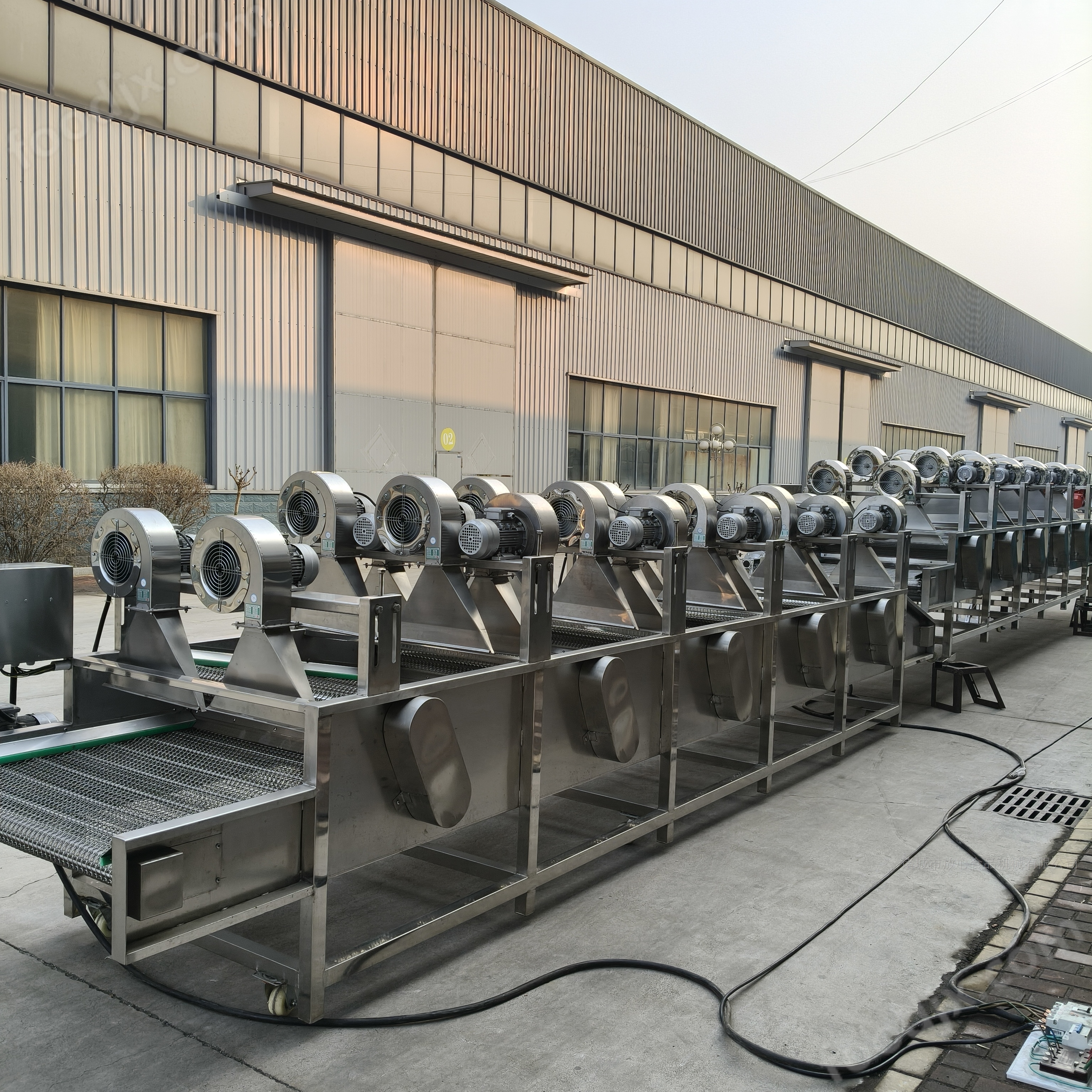 大型清洗風干流水線