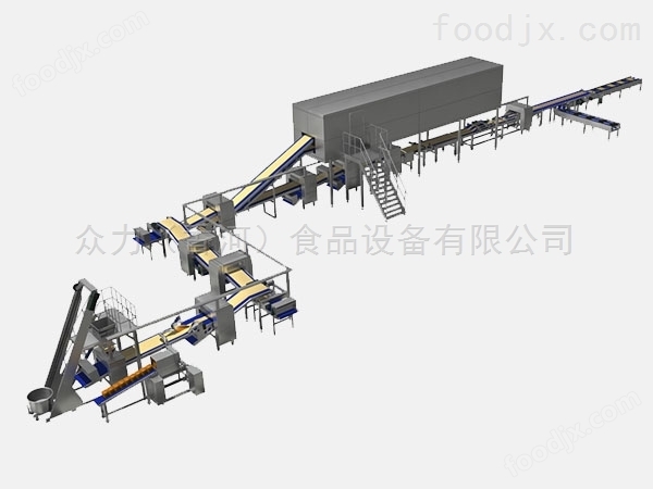 北京眾力精機(jī)U-1608型烘焙全自動(dòng)起酥生產(chǎn)線 酥餅機(jī)
